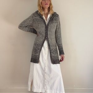 Vintage Y2K Wool Zip Up Sweater